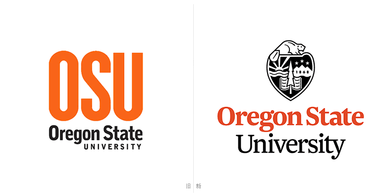 俄勒岡州立大學（OSU）新舊logo對比.png